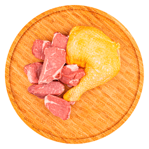 1 NAT'S TERNERA CON POLLO